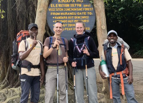 8 Days Lemosho Route with Crater Camp – Kilimanjaro Trek